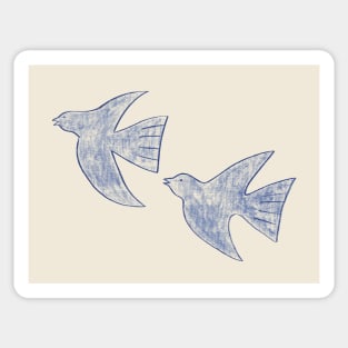 Dove Bird Illustration Sticker